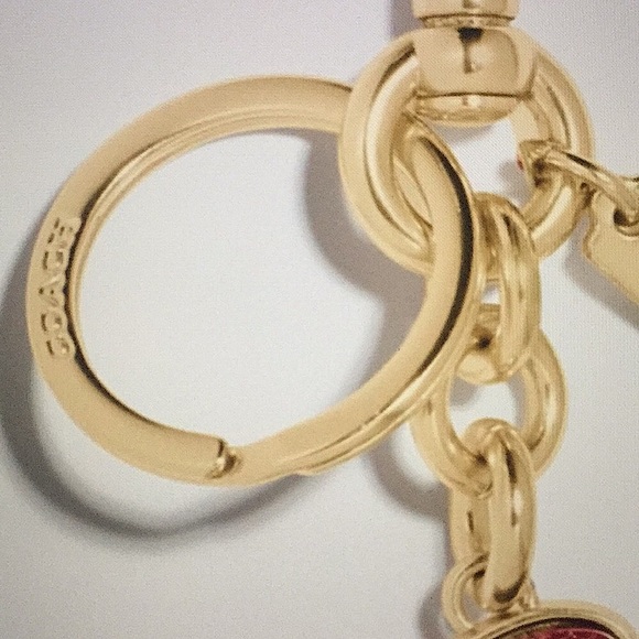 COACH SIGNATURE BAG CHARM (NWT) - Picture 6 of 13